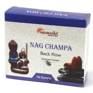 Κώνοι οπίσθιας ροής Backflow Aromatika Nag Champa (10 τεμ)